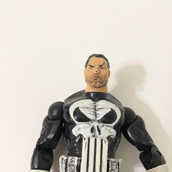 2003 Marvel Legends Series IV 4 The Punisher Action Figure Toy Biz Flaws - Picture 6 of 16